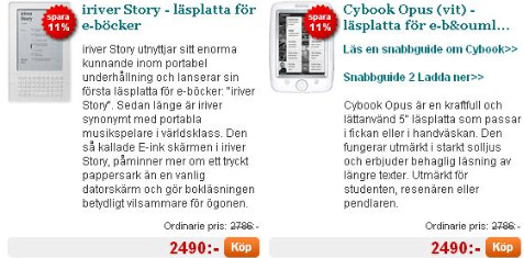 k�p billiga l�splattor hos Bokus